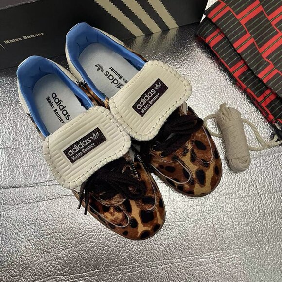 adidas Samba Pony Samba Pony Wales Bonner Leopard Womens Sneakers Brown - Picture 7 of 7